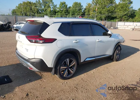 2023 Nissan Rogue Platinum Intelligent Awd из США, поврежденный, VIN JN8BT3DD3PW322433